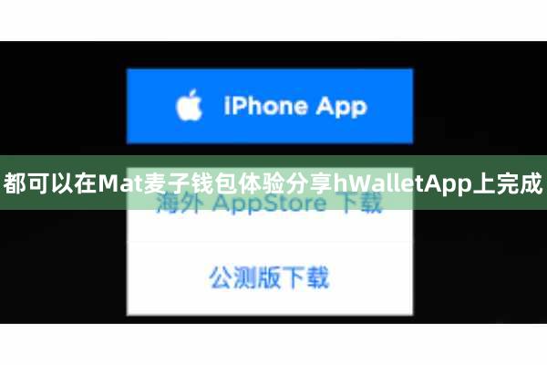 都可以在Mat麦子钱包体验分享hWalletApp上完成