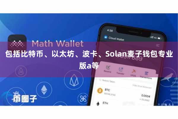 包括比特币、以太坊、波卡、Solan麦子钱包专业版a等