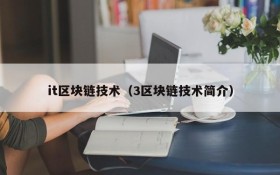 it区块链技术(3区块链技术简介)