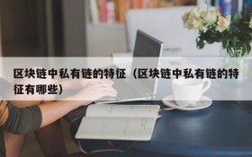 区块链中私有链的特征（区块链中私有链的特征有哪些）