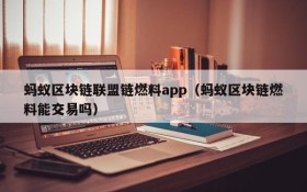 蚂蚁区块链联盟链燃料app(蚂蚁区块链燃料能交易吗)