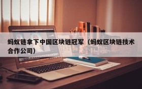 蚂蚁链拿下中国区块链冠军(蚂蚁区块链技术合作公司)