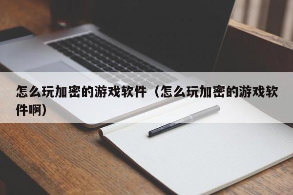 怎么玩加密的游戏软件（怎么玩加密的游戏软件啊）