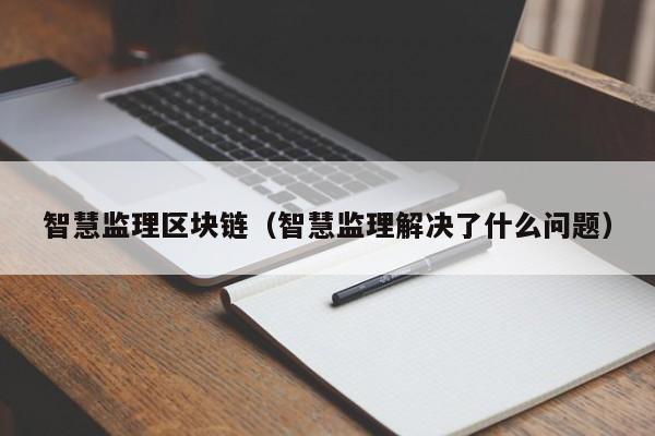 智慧监理区块链（智慧监理解决了什么问题）