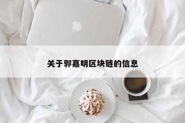 关于郭嘉明区块链的信息