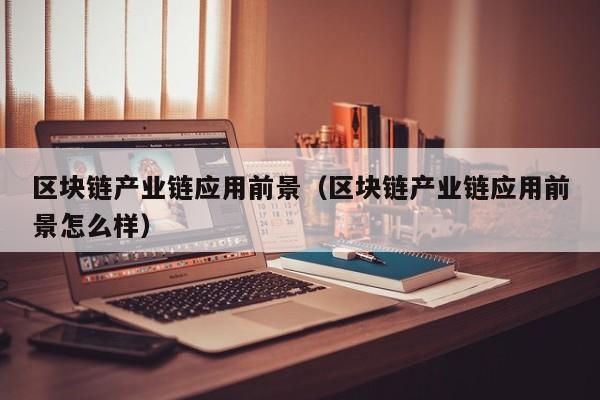 区块链产业链应用前景（区块链产业链应用前景怎么样）