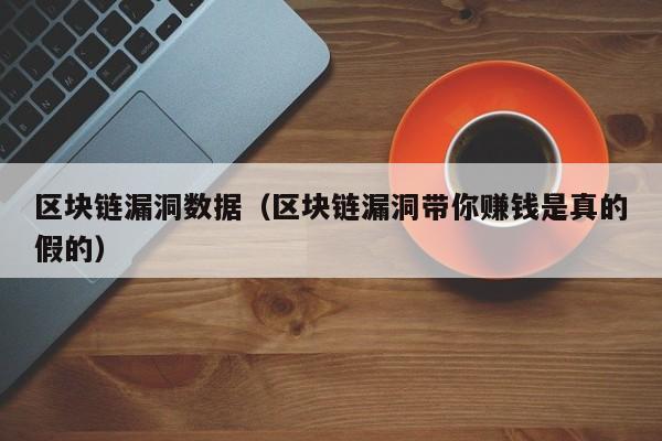 区块链漏洞数据（区块链漏洞带你赚钱是真的假的）